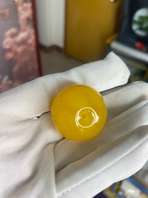 蜜蜡焦皮料精品墩子