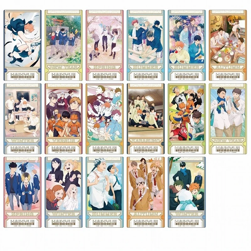 【日谷】排球少年 Ensky 视觉图门票风透卡(默认代拆)正版