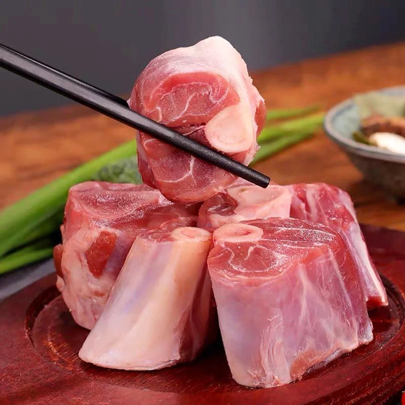 内蒙古羊小腿切块原切新鲜清真羊小腿骨羊肉块羊腿块4斤顺丰批发