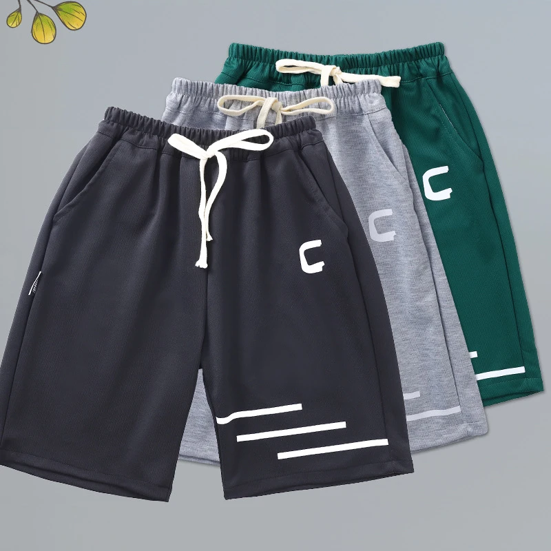 2024夏季外穿休闲透气宽松百搭男童潮流沙滩时尚薄款五分裤潮短裤