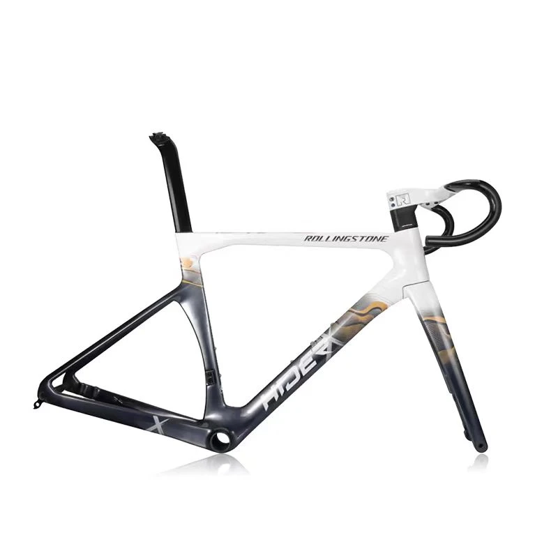 滚石HIDER隐藏者轻量化公路车单车碳纤维破风自行车架