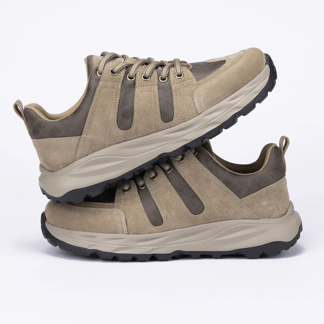 LBEL男士户外休闲鞋低帮耐磨徒步鞋舒适透气运动鞋轻便慢跑鞋