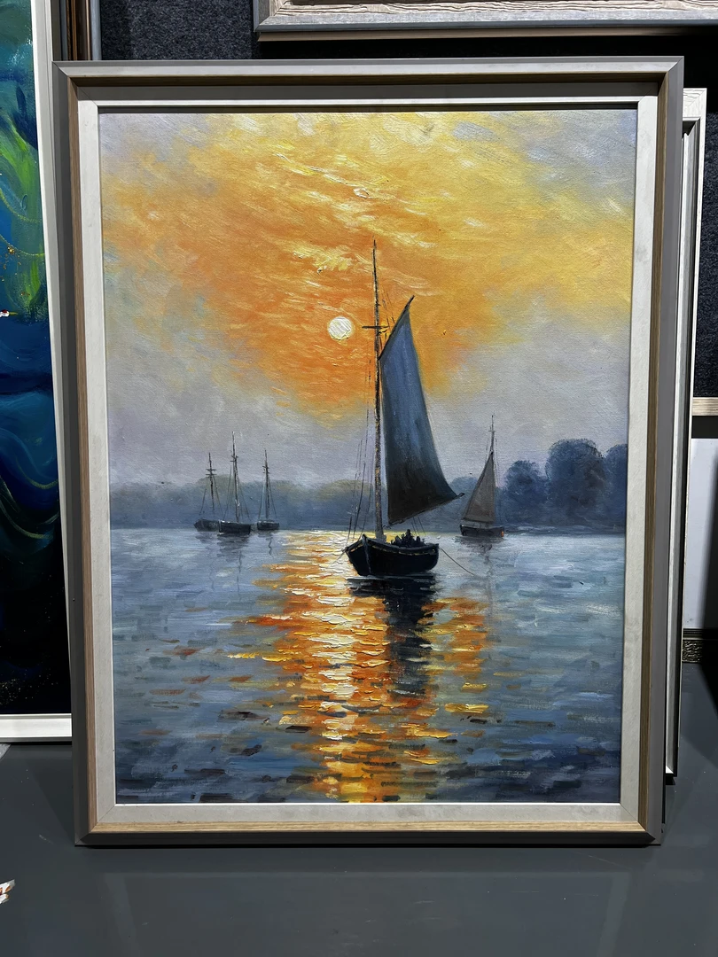 九炎画坊装饰画60*80   帆船系列