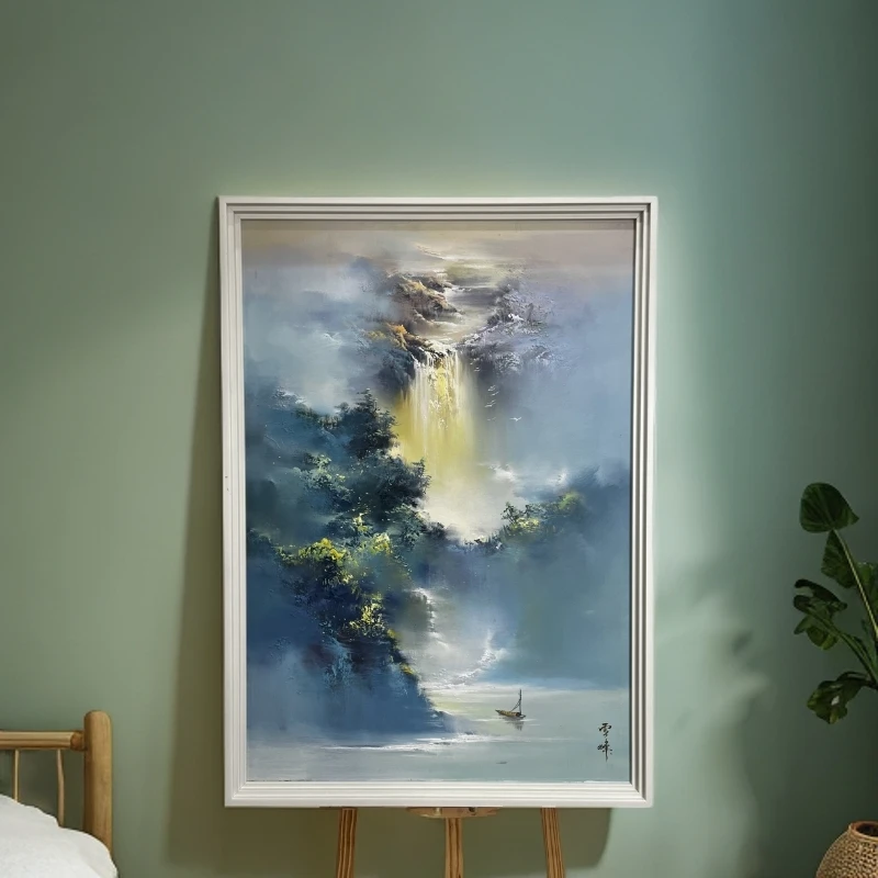 九炎画坊装饰画雪峰70*100山水写意