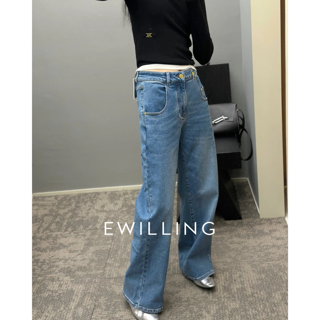 ANNENONO小黄金牛仔裤