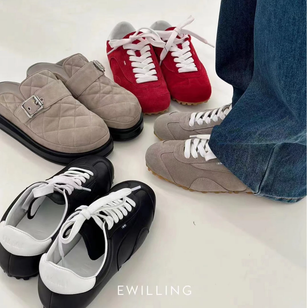 IMMI女式绒面德训鞋