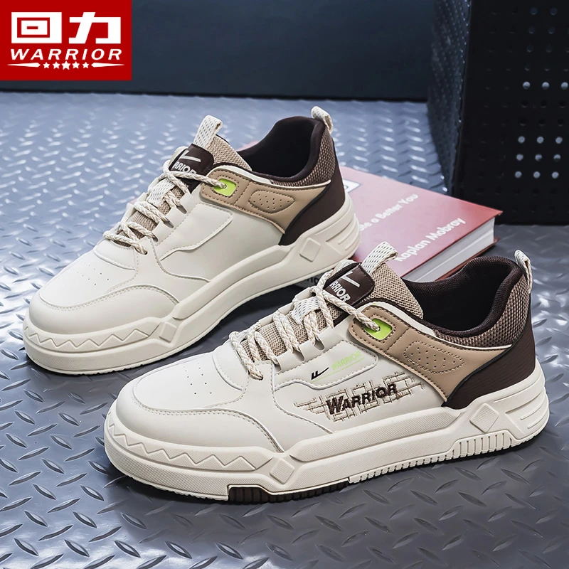 Warrior/回力秋季新款板鞋经典国潮低帮鞋情侣时尚拼接休闲鞋2488