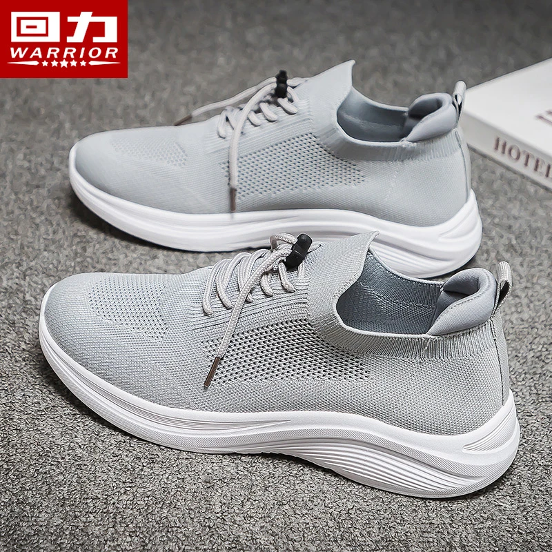 Warrior/回力男士运动鞋2025春季新款透气网面软底轻便跑步鞋983