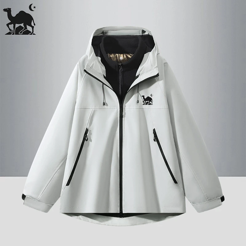 东方骆驼EASTERNCAMEL【GT系列】三合一两件套石墨烯防水户外外套