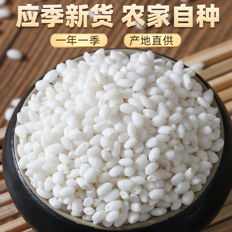 高原梯田白糯米圆粒2025年新米云南黏粘江米甜酒包粽子蒸饭糯米饭