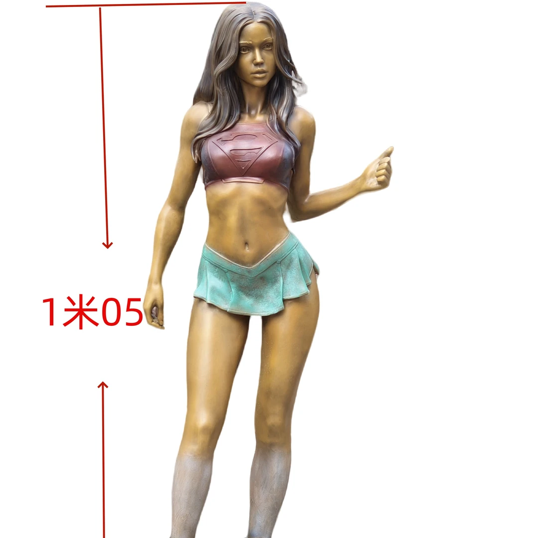 长腿美女人物雕塑可外贸出口家用个性手工室内创意摆设女孩