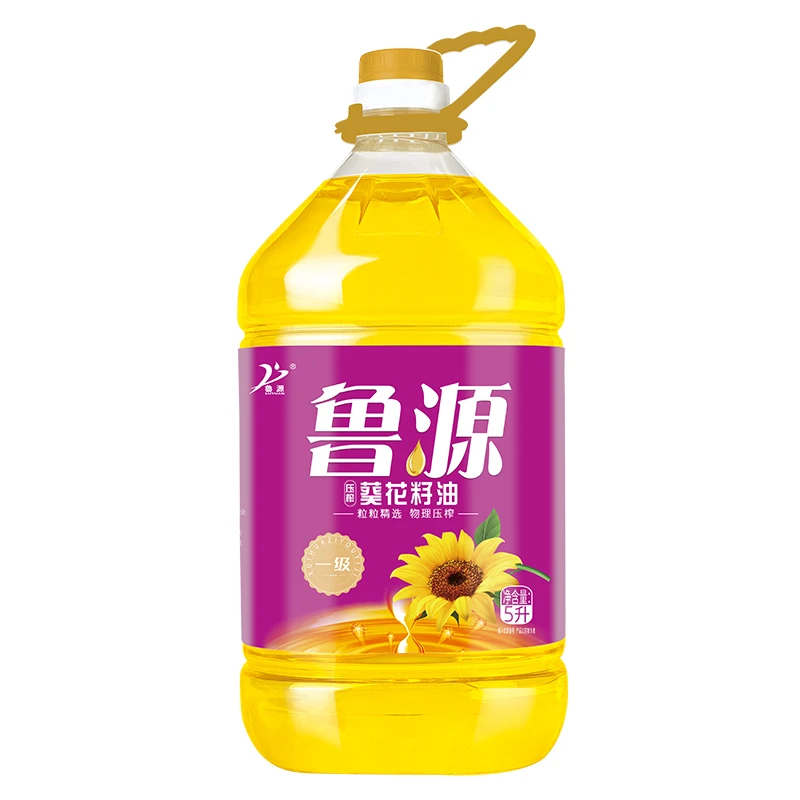 鲁源葵花籽油5L物理压榨