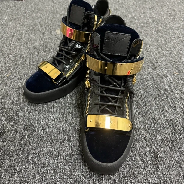 GiuseppeZanotti/朱塞佩/40码/MayLondon/魔术贴高帮板鞋/95新/