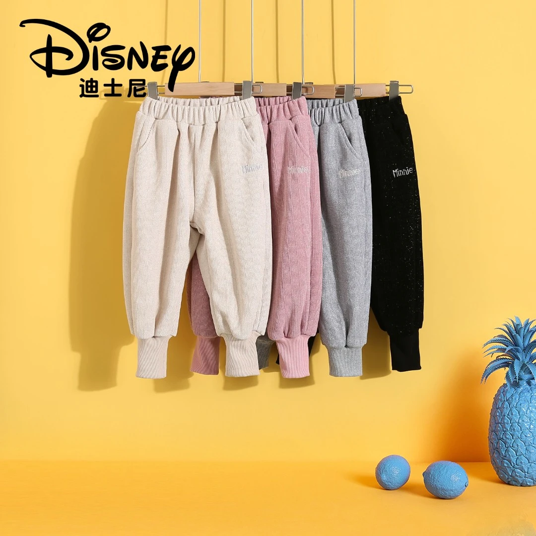 【TC】Disney/迪士尼XCQ4SK329金丝加绒休闲裤儿童