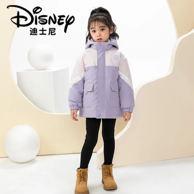 Disney/迪士尼女童秋冬款羽绒冲锋衣两件套XCW4SZ369羽绒服