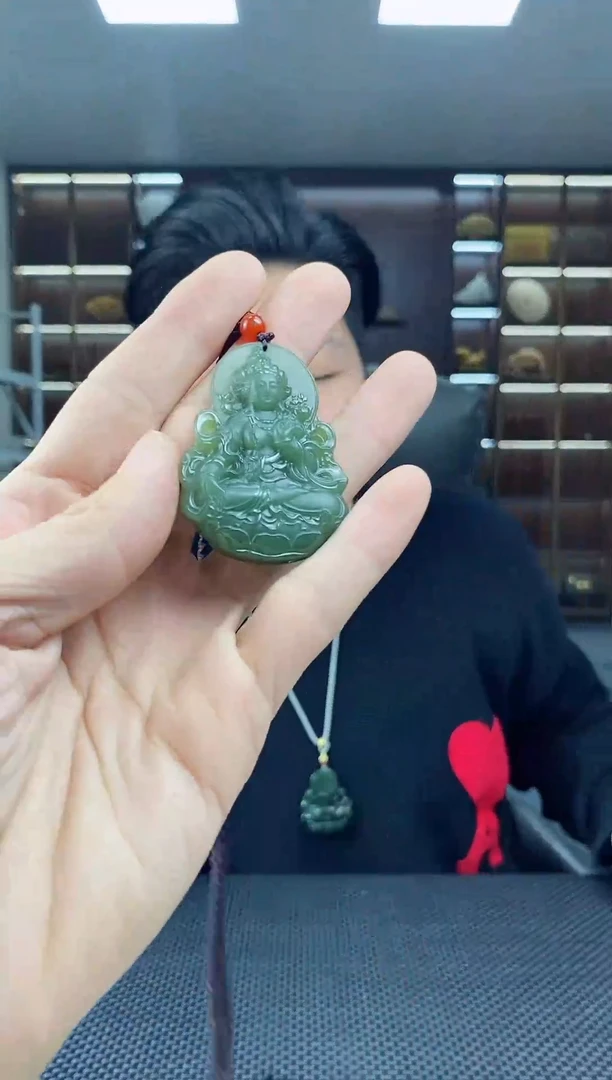 【闪购商品】和田玉颈饰未镶嵌观音吊牌（清货多样性拍一发一）