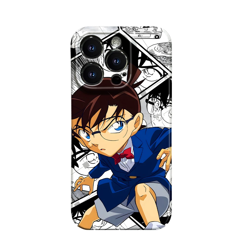 适用苹果华为OPPO荣耀VIVO柯南漫画个性创意精孔全包菲林手机壳KD