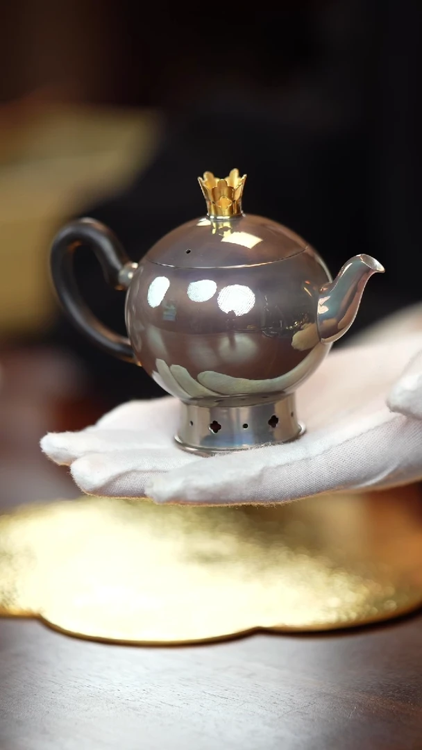 【闪购商品】紫砂茶宠新品公主银壶