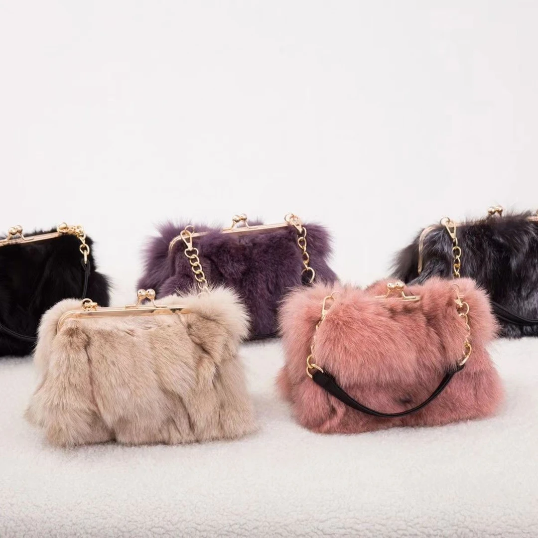 毛毛时尚型包包，颜色以直播间为准