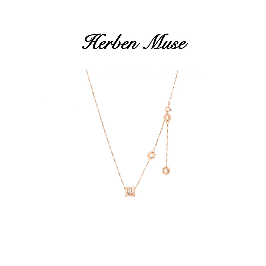 HERBEN MUSE 合金项链 三生三世路路通项链高级感项链