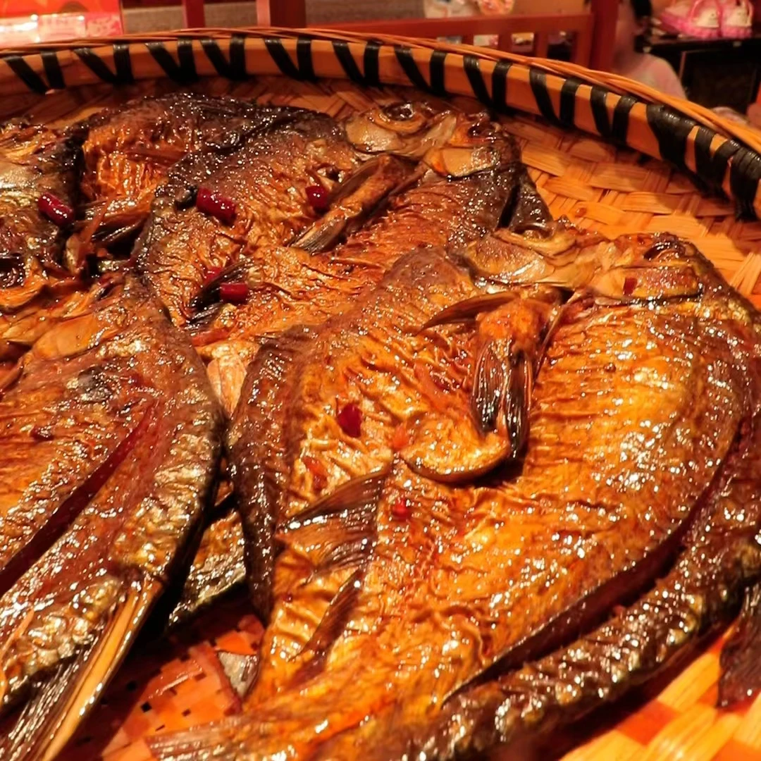 墉城十八子湖南民间特色小吃香辣甄选酱板鱼 开袋即食甄选