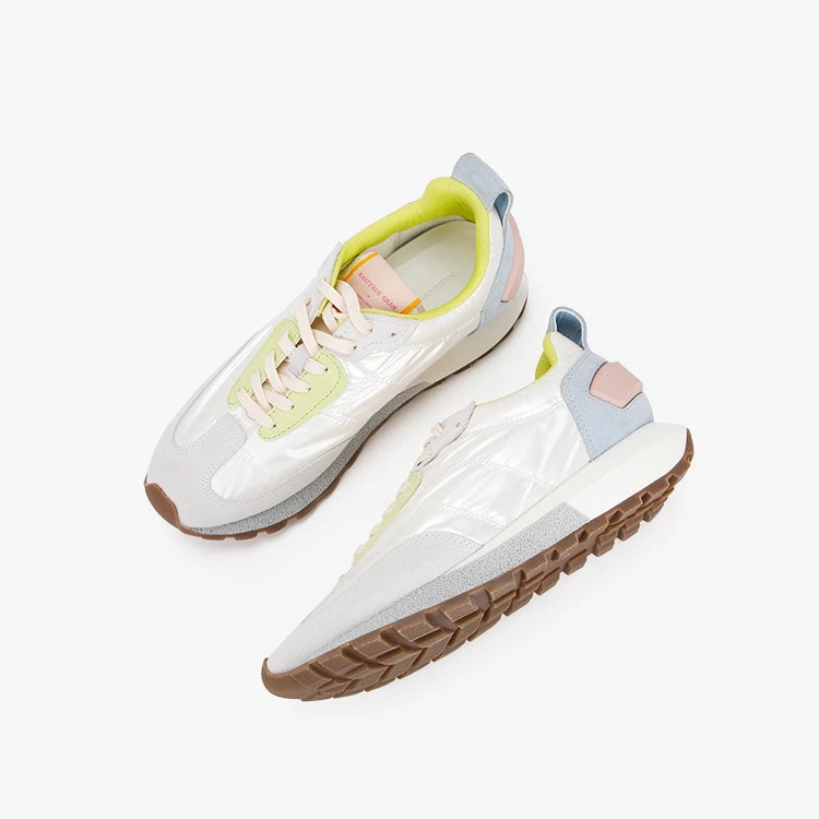 阿甘鞋女2024春季新款跑步轻便运动鞋厚底休闲鞋女增高