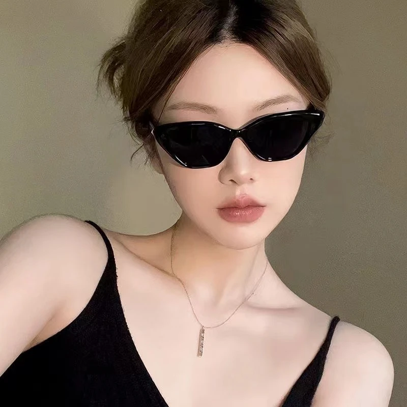 猫眼眼镜显小显瘦网红明星开车骑行墨镜个性太阳镜时尚墨镜女护目