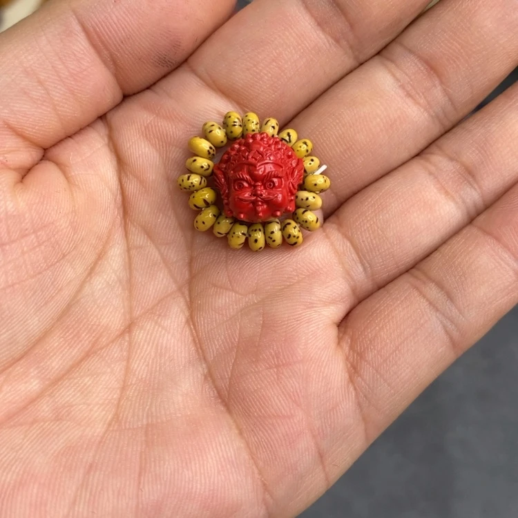 【闪购商品】星月菩提把件黄c