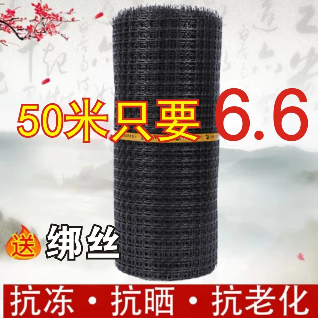 加厚塑料围栏网养殖专用网养鸡养鸭防护网隔离网动物漏粪网玉米网