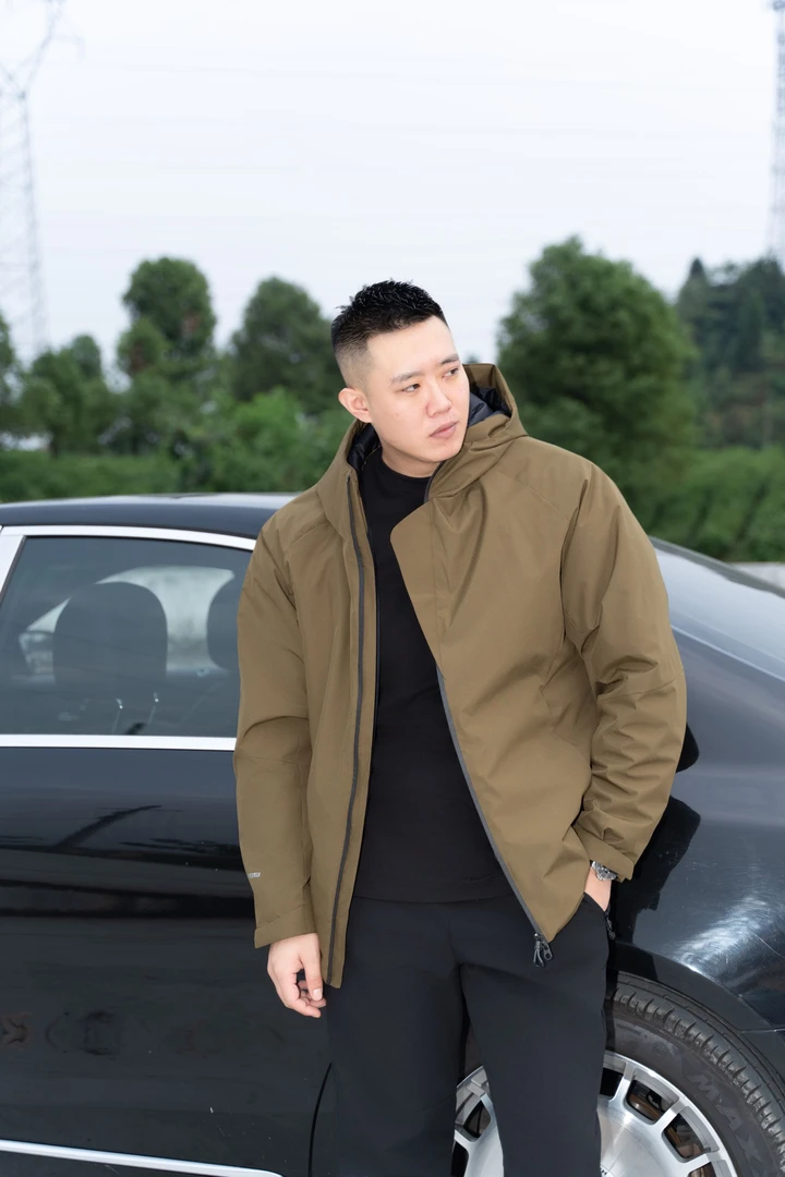 「大壮24SS」a童木“hody M”连帽轻量化冬季户外三防战术棉服 1198