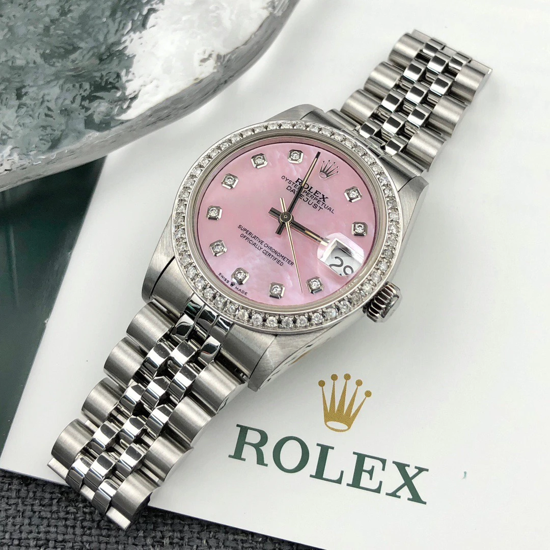99新 Rolex/劳力士 劳力士/日志78274/31mm/粉贝母盘/后钻/23144