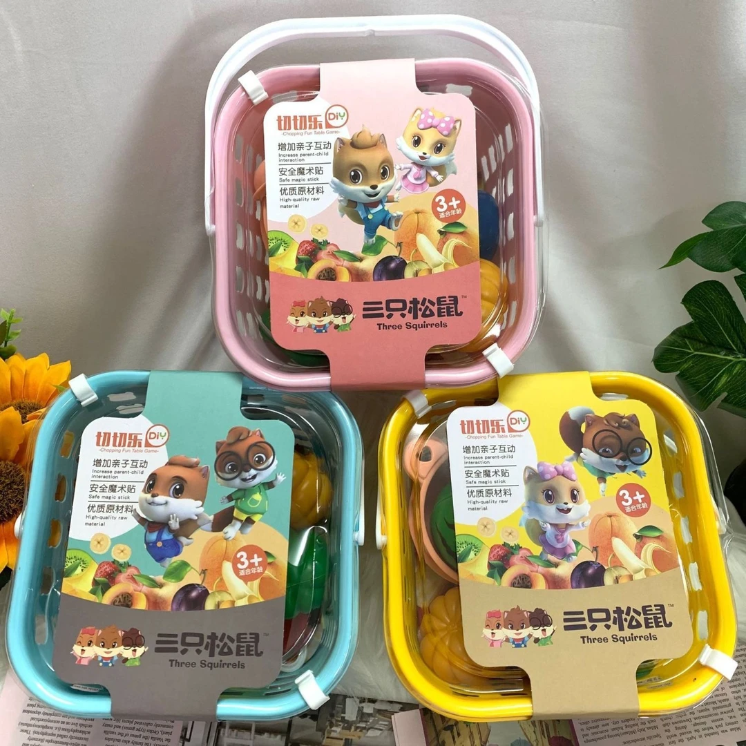 水果切切乐带篮颜色随机发1篮Q科教模型