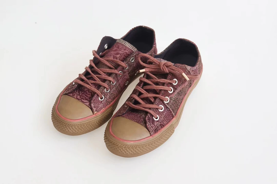 左岸迷香植物染帆布鞋