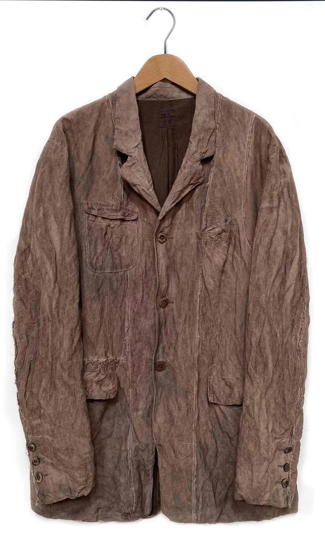 左岸迷香赭石外套