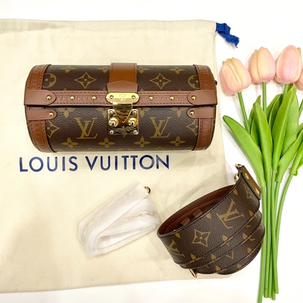 99新 LouisVuitton/路易威登 芯片款/Lv 巴比龙/双肩带/斜挎包