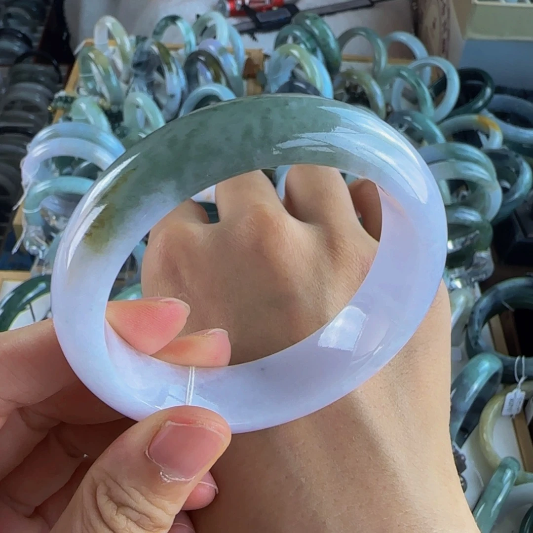 【闪购商品】翡翠手镯未镶嵌老坑57