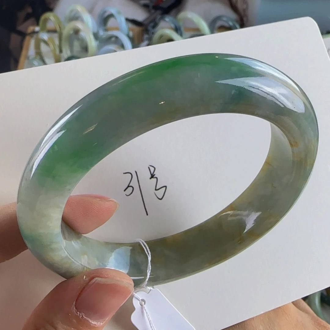 【闪购商品】翡翠手镯未镶嵌老坑59.7