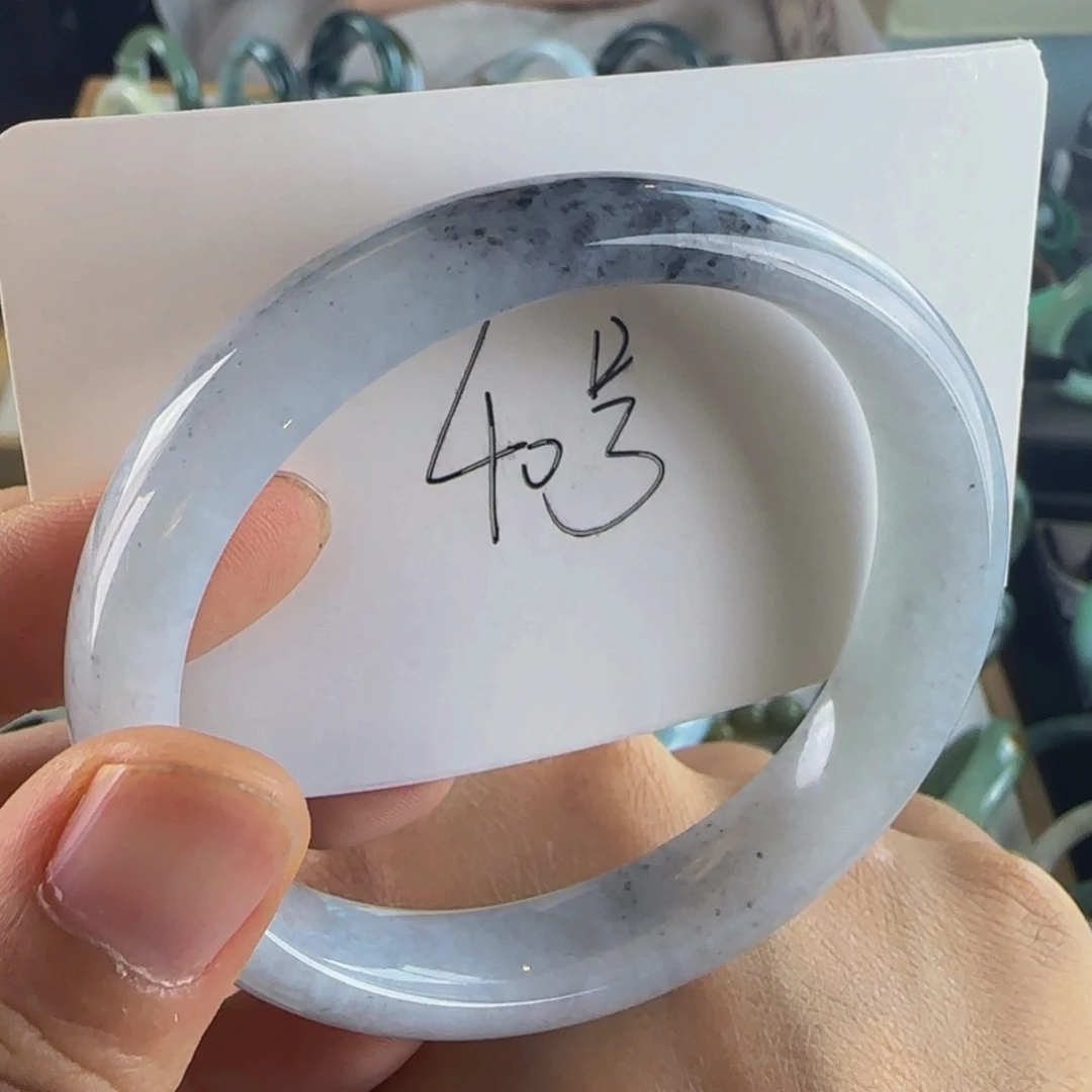 【闪购商品】翡翠手镯未镶嵌老坑58.59可山水风光