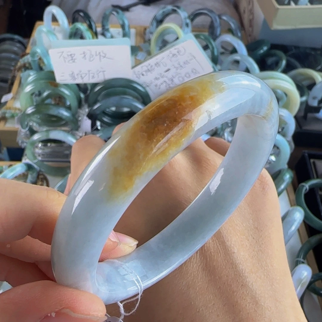 【闪购商品】翡翠手镯未镶嵌老坑58.6