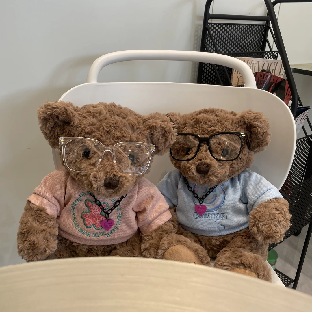 熊赳赳小熊毛绒玩偶卫衣泰迪熊公仔柔软陪伴公仔治愈系玩偶开学季