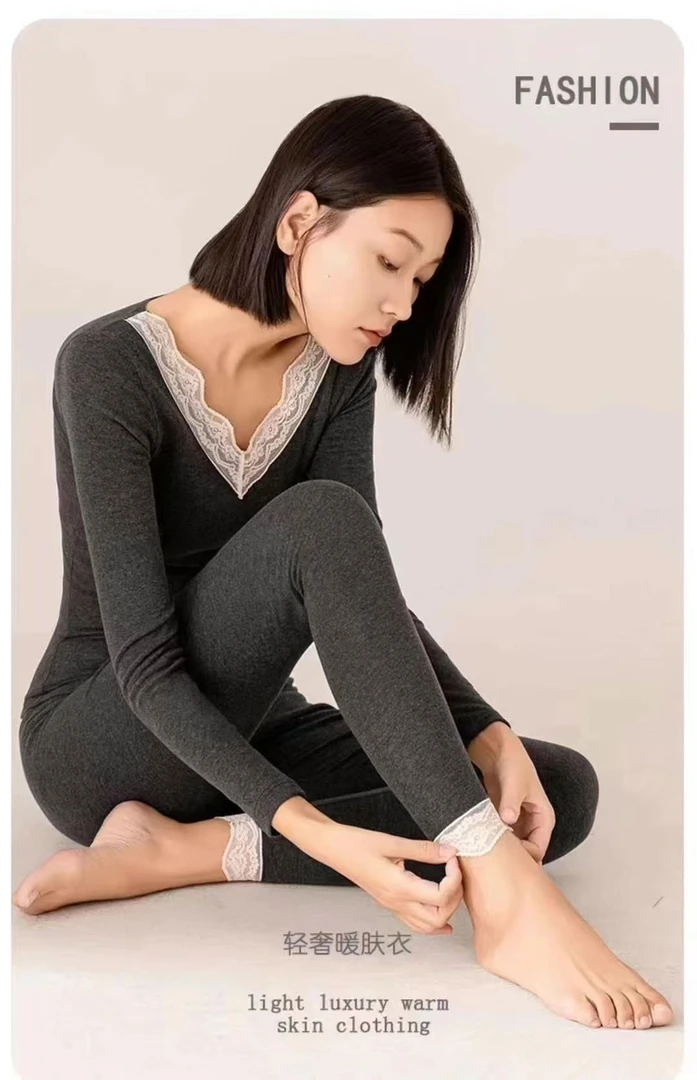 卡卡私制  8130女士保暖套装