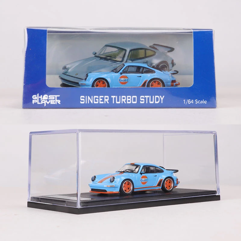 RM犀牛1:64 RWB保时捷Singer 930 Turbo仿真合金汽车模型收藏摆件