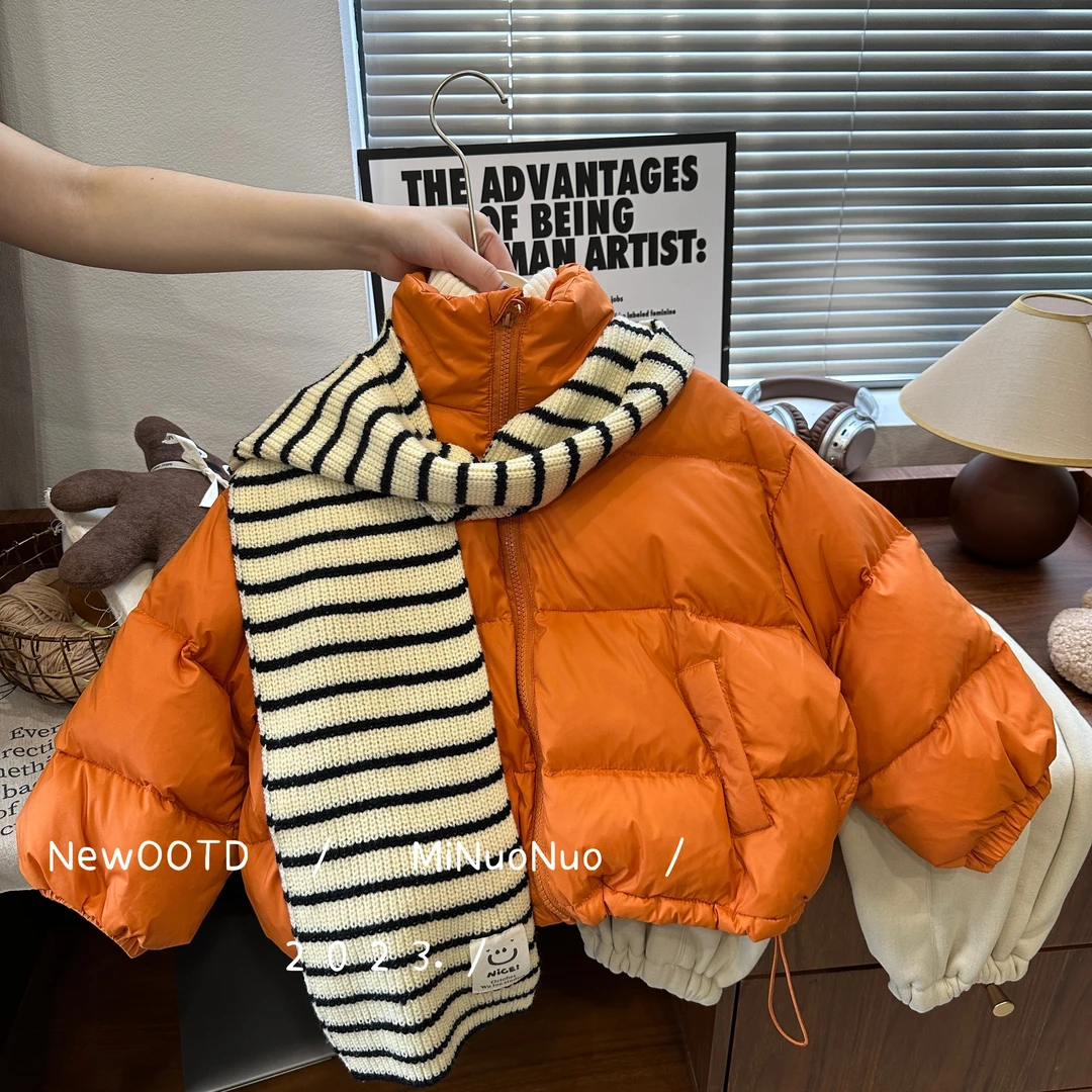 【小黎家】2024儿童韩潮流时尚百搭休闲冬季保暖羽绒服潮HYP0711