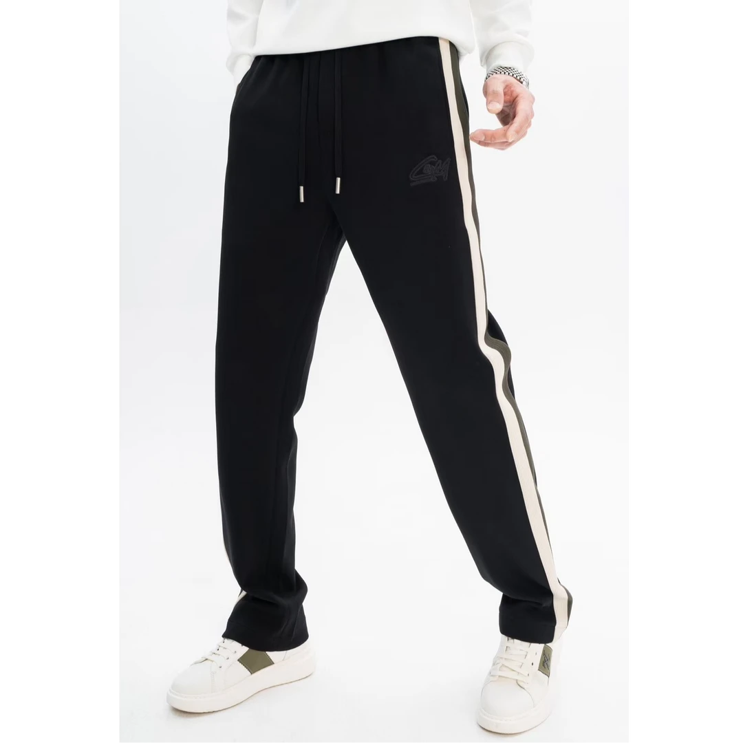 秋冬新品轻奢高品质时尚潮流男士休闲磨毛直筒卫裤