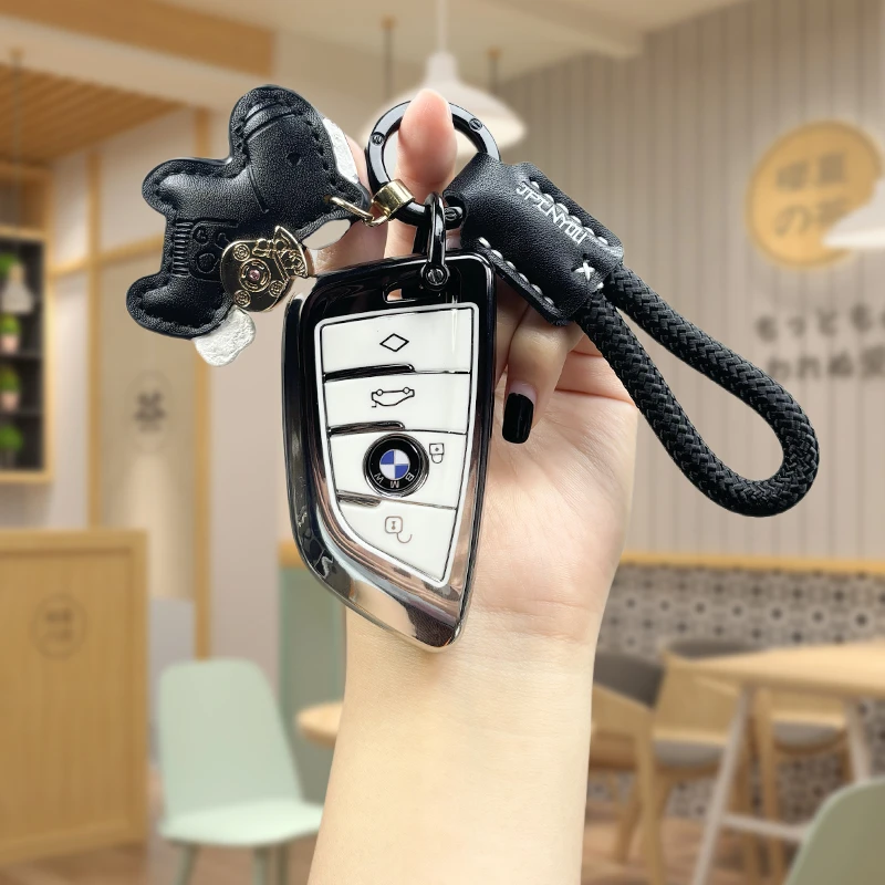 适用宝马5系钥匙套7系3系1系X3三系X1刀锋X5五530车325li扣X2mini