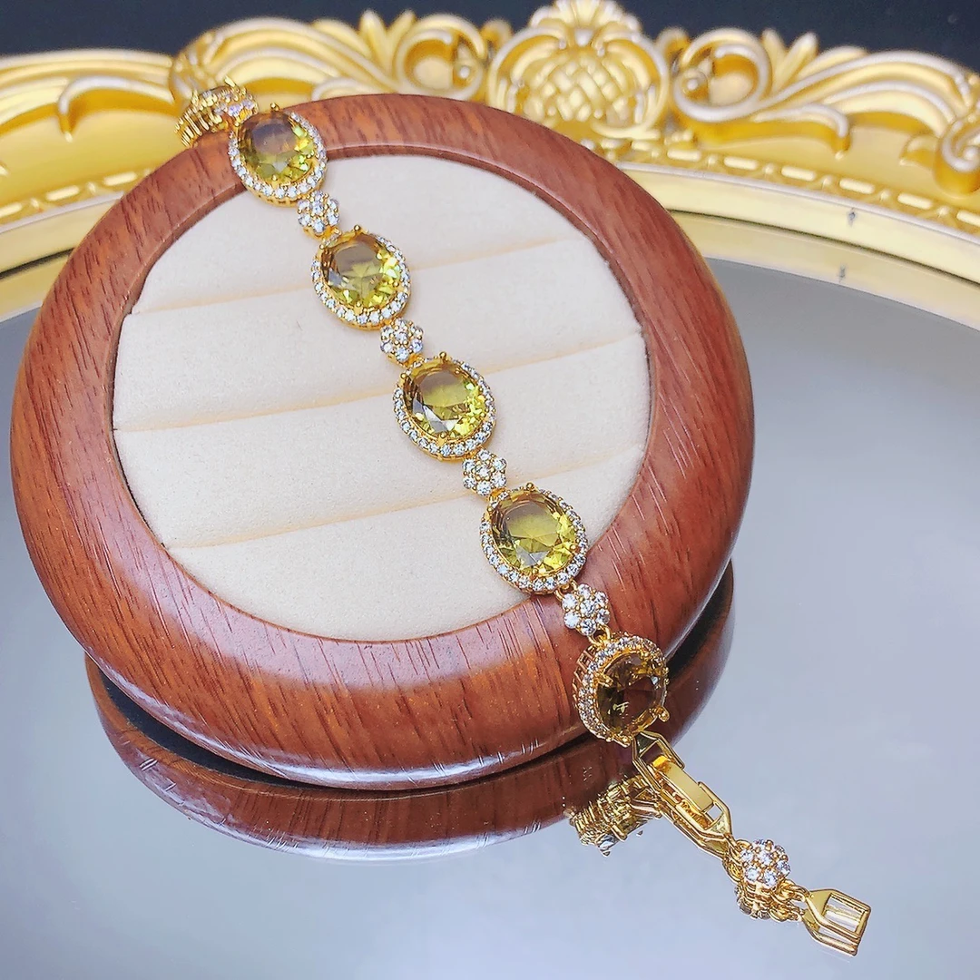 铜合金手链 059 时尚经典设计 美拉德苏丹石女款手链