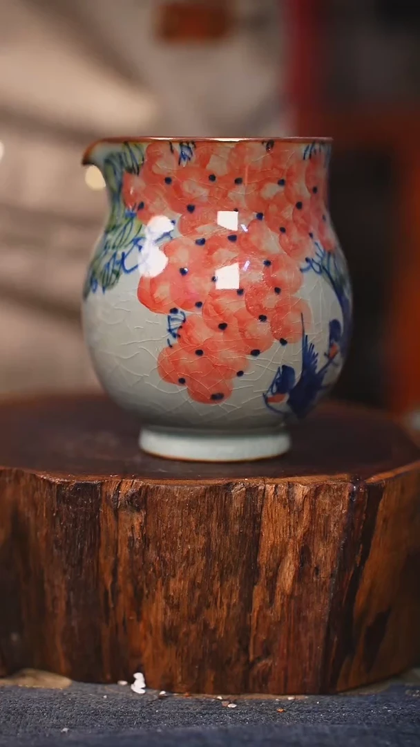 【闪购商品】壶手工手绘，高温釉下彩