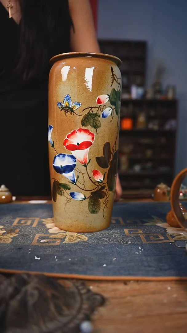 【闪购商品】壶手工手绘，高温釉下彩、