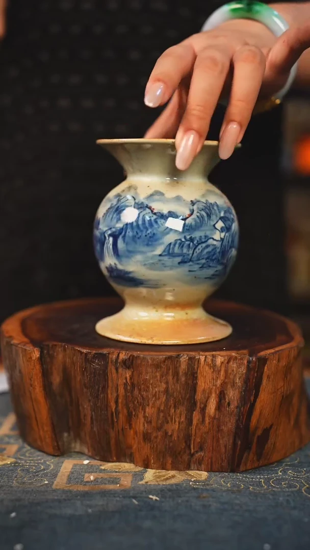 【闪购商品】壶手工手绘，高温釉下彩