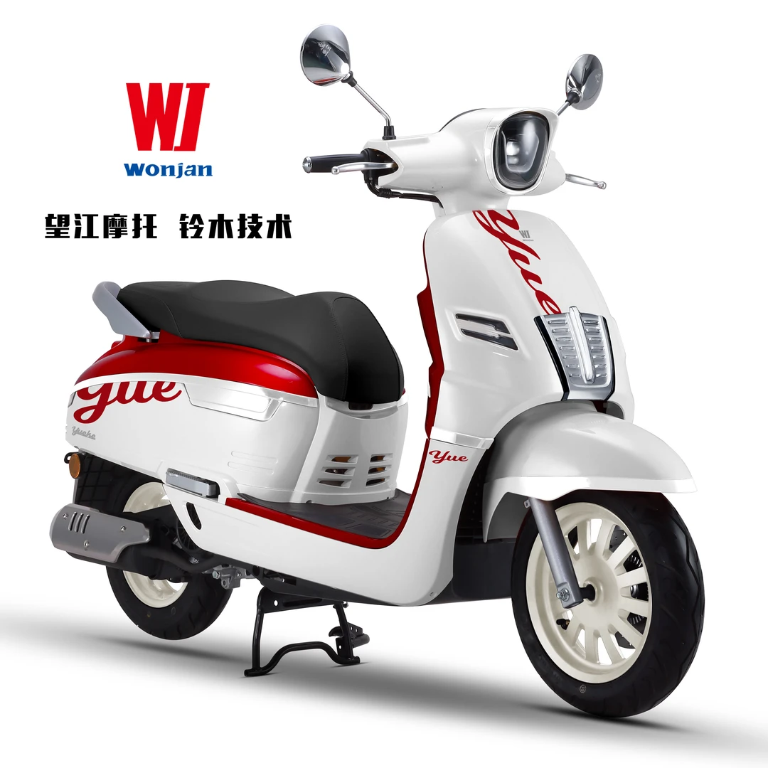 重庆望江悦可125摩托车燃油两轮车国四电喷可上牌欧系复古风